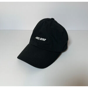 Full Send Hat Black Adjustable Strap Dad Hat Logo Baseball Cap
